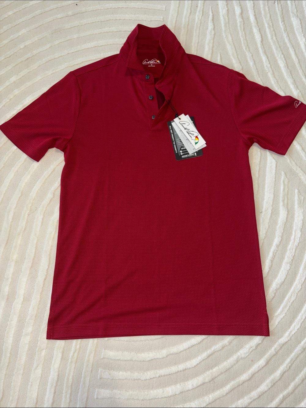Arnold Palmer Men’s Red Short-Sleeve Polo - New w/Tags